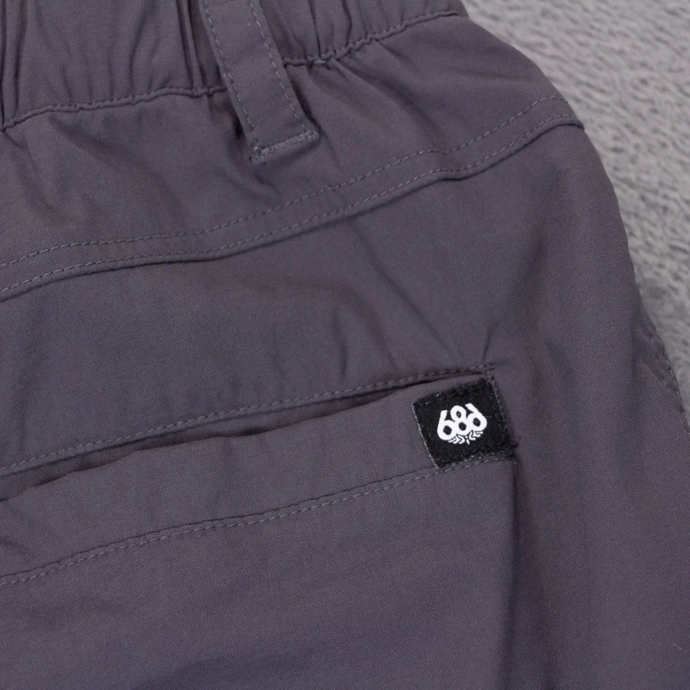 686 Traveler Cargo Pants Mens M Gray Nylon‎ Stretch Outdoor Hiking KCRGNS68